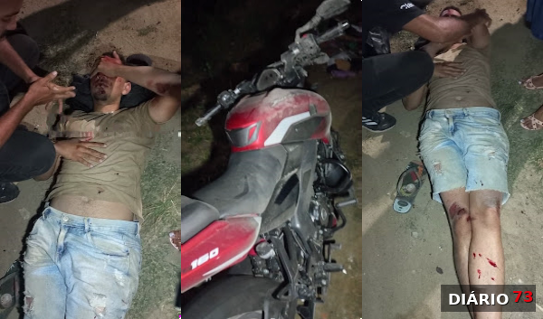 Bahia: Motociclista fica ferido após cair em via pública no bairro Pedro Jerônimo, em Itabuna
