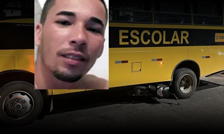 Consternação: Jovem Clemilson perdeu a vida ao colidir motocicleta em ônibus escolar. Novas informações