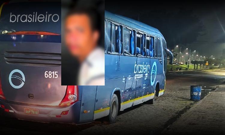 Rapaz aproveita descuido de motorista e furta ônibus da Expresso Brasileiro. Ele foi preso após dirigir 30km