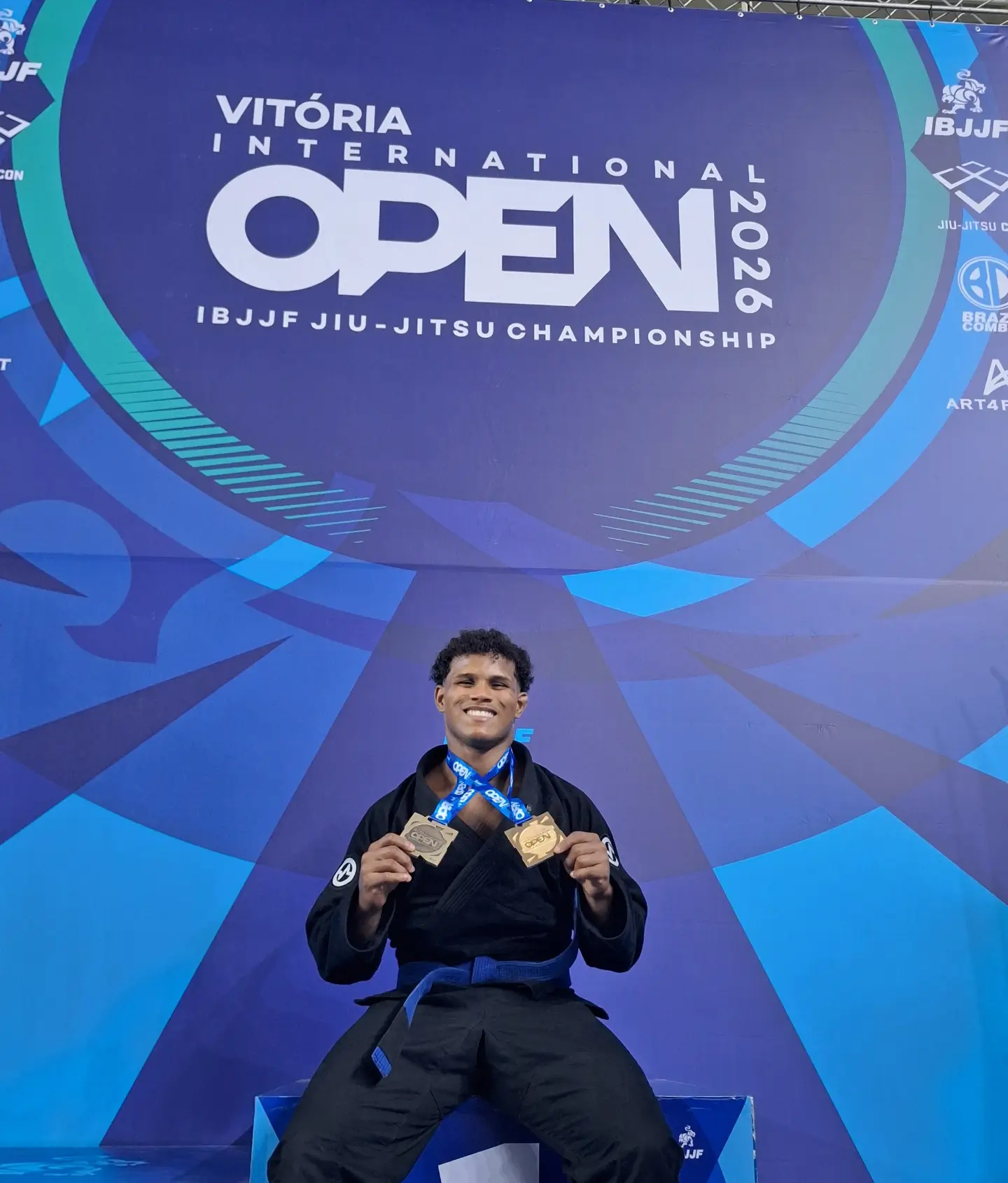 Bahia: Itororoense Pedro Bigmike é campeão e conquista Ouro e Bronze em torneio internacional de jiu-jítsu